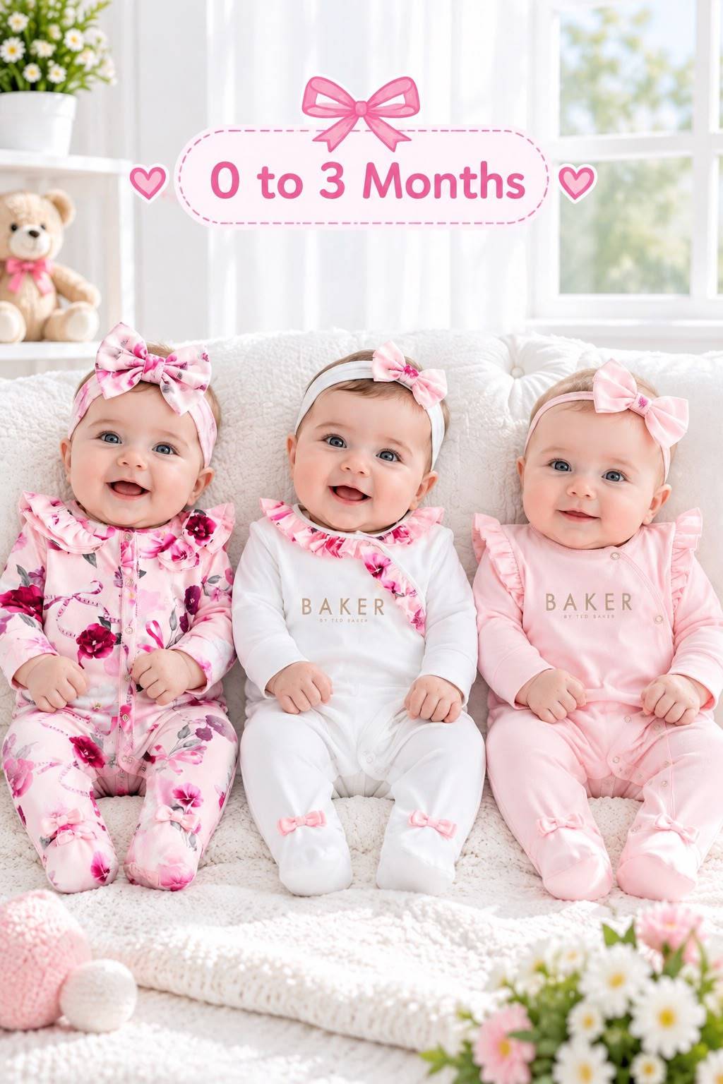 Little Blossom Baby Romper Set
